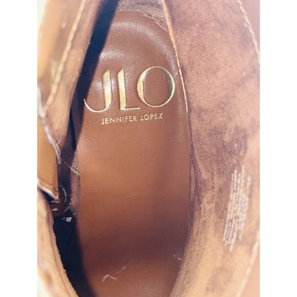 JLO Jennifer Lopez Josey Ankle Boots, Women's Size 8M, Cognac NEW MSRP $119 - Picture 11 of 12